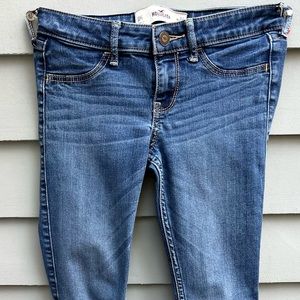 Hollister skinny blue ankle jeans W24 L27, great pre loved condition